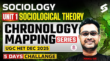 UGC NET DEC 2025 Sociology | Sociological Theory UGC NET Unit 1 | By Manoj Sir | UGC NET Sociology
