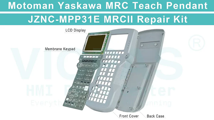 How to Repair Motoman Yaskawa Yasnac MRC JZNC-MPP31E MRCII Keypad LCD Housing?
