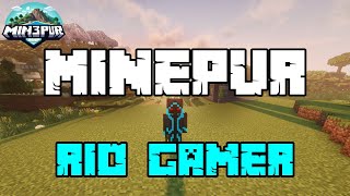 Day 8 in MINEPUR Public SMP | #riogamer #minecraft #minecraftsmp