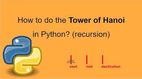 How to do the Tower of Hanoi in Python? (using recursion)