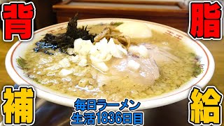 たっぷり背脂！正統派燕系ラーメンをすする 背脂煮干中華そば我武者羅【飯テロ】SUSURU TV.第1836回