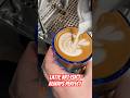 Pouring latte art isn’t easy, some days are better than others #homebarista