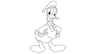 Learn To Draw Donald Duck