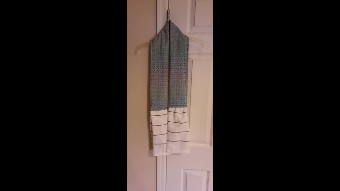 How To Make A Kitchen Towel Scarf (Kitchen Boa) No Pattern Needed ⋆ Hello  Sewing