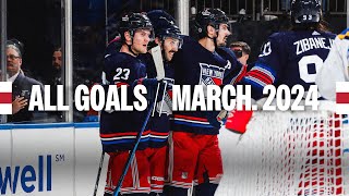 Every New York Rangers Goal: March 2024
