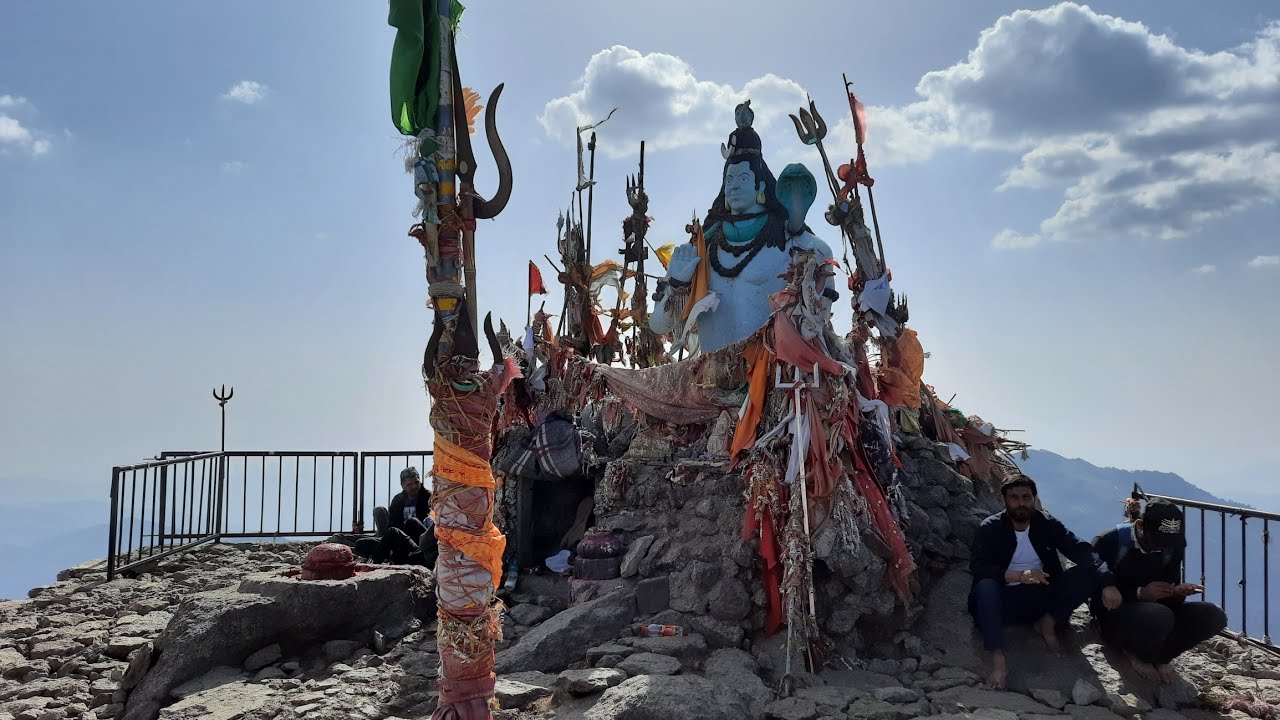 Shiv Mandir At Peak Of Sirmaur (12,500 Feet) Churdhar, Himachal Pradesh !!  - YouTube