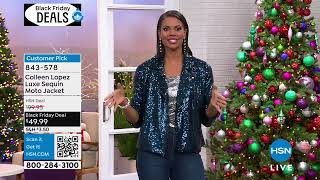 Colleen Lopez Luxe Sequin Moto Jacket
