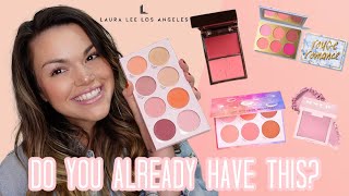 Blush Aesthetic Palette by Laura Lee Los Angeles || SWATCHES, COMPARISONS, AND MORE