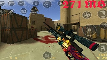CS:GO Mobile v7 | CS 1.6 CS:GO Mod Android | New Menus + New Skins + Best FPS