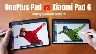 OnePlus Pad vs Xiaomi Pad 6 for drawing