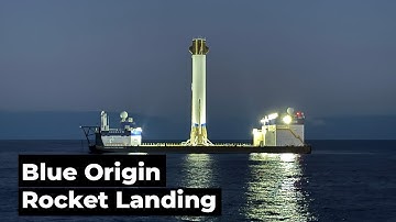 Blue Origin lands rocket on a raft  🤯