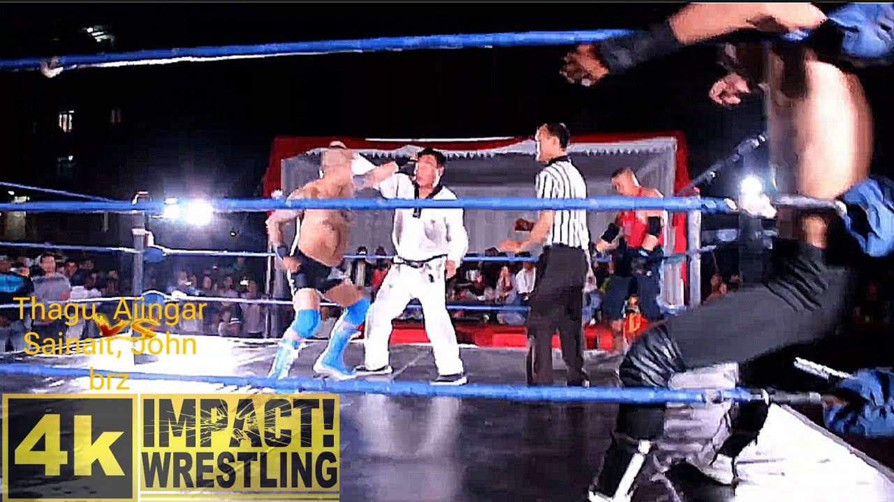 Tag team:- Thagu & Ajingar Vs Sainait & John brz • Uwe Present 4k ...