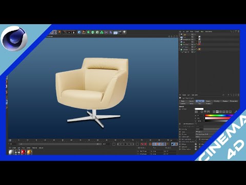 How to Modeling Sofa / chair in Cinema 4D R23