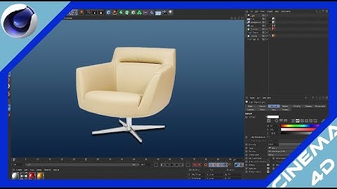 How to Modeling Sofa / chair in Cinema 4D R23