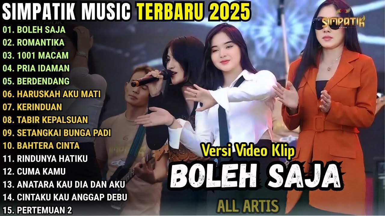 BOLEH SAJA - ROMANTIKA - 1001 MACAM _ RIA AMELIA ALL ARTIS SIMPATIK MUSIC FULL ALBUM TERBARU