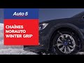 Chanes neige composite frontales norauto winter grip sur auto5be