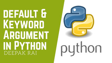 Default and Keyword Argument in Python | Python Beginners Tutorial