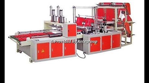 4 Line Automatic Plastic Bag Making Machine