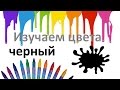 Изучаем цвета. черный цвет