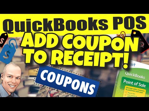 QuickBooks POS: Add Coupon To Receipt