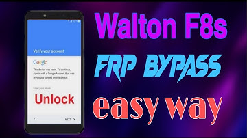 WALTON PRIMO F8s | FRP BYPASS | EASY WAY