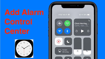 Add Alarm To Control Center On iPhone