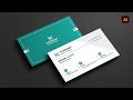 Professional Business Card Design in Adobe Illustrator