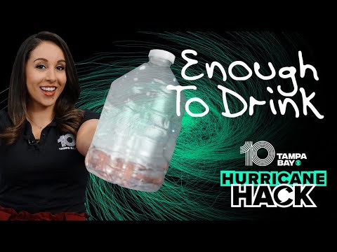 How to have safe water during a hurricane | Hurricane Hack