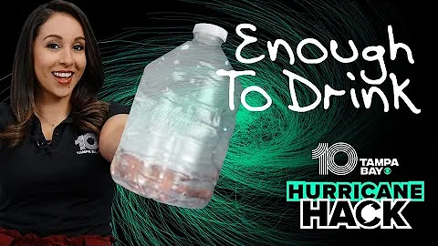 How to have safe water during a hurricane | Hurric...