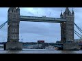 (4K HDR) London Boat Tour on Thames River