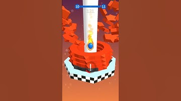 Stack Ball Gameplay Walkthrough Level 10 #Shorts