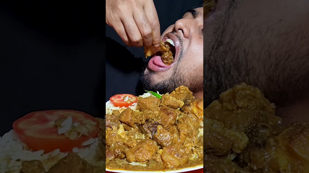 Tender Buffalo Curry Eating | Relaxing ASMR Mukbang 😋 