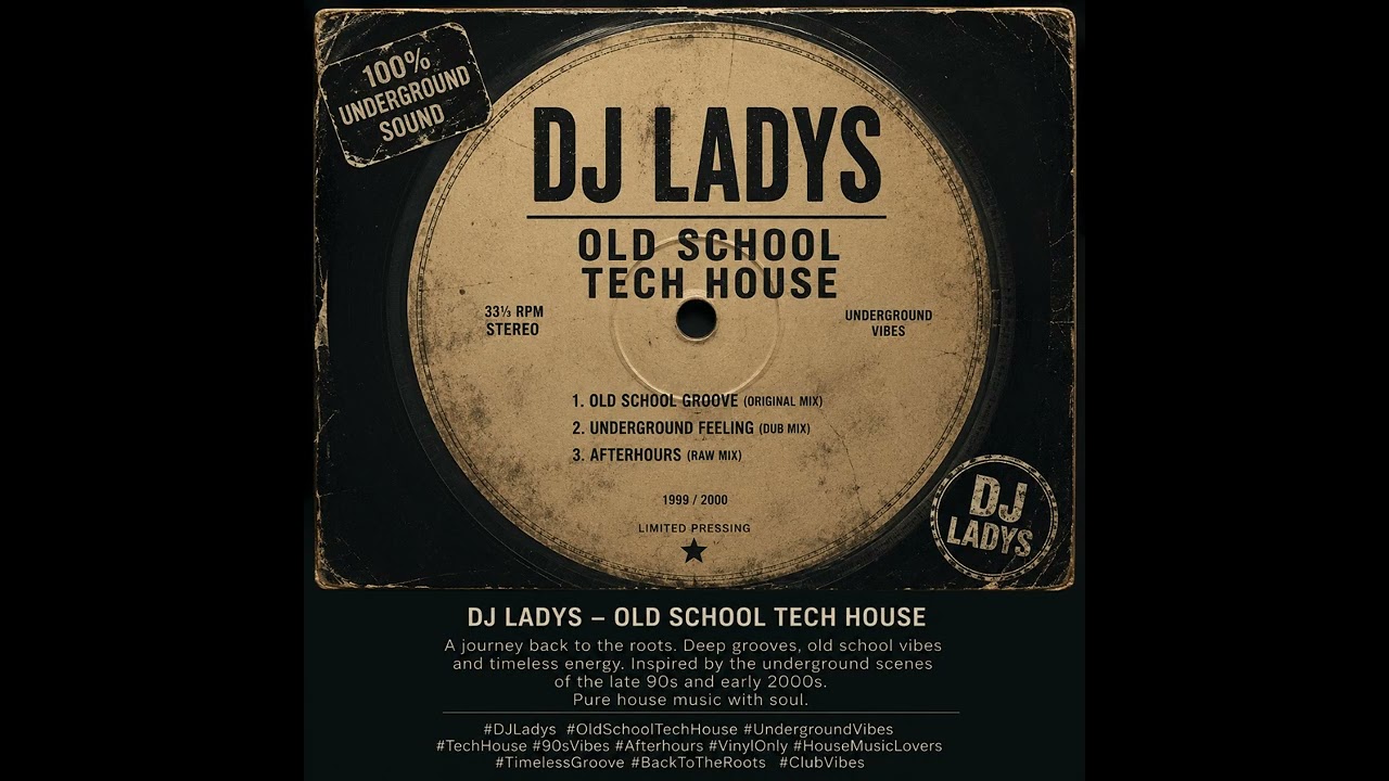DJ Ladys – Back To The Roots | Old School Tech House - YouTube
