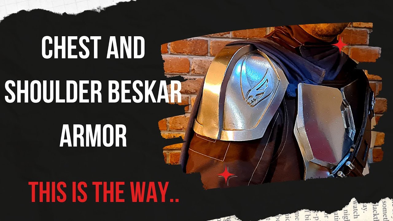 DIY Mandalorian Chest and Shoulder Armor