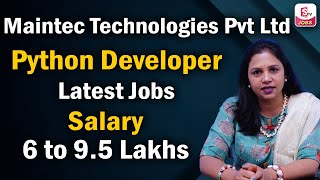 Maintec Technologies Pvt Ltd Jobs Openings Python Developer Jobs Jobs