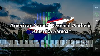 American Samoa Regional Anthem | Amerika Samoa - Piano