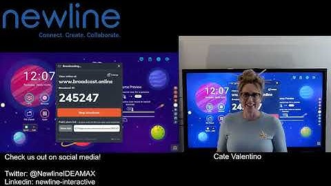 Using Newline Broadcast with your Newline Panel