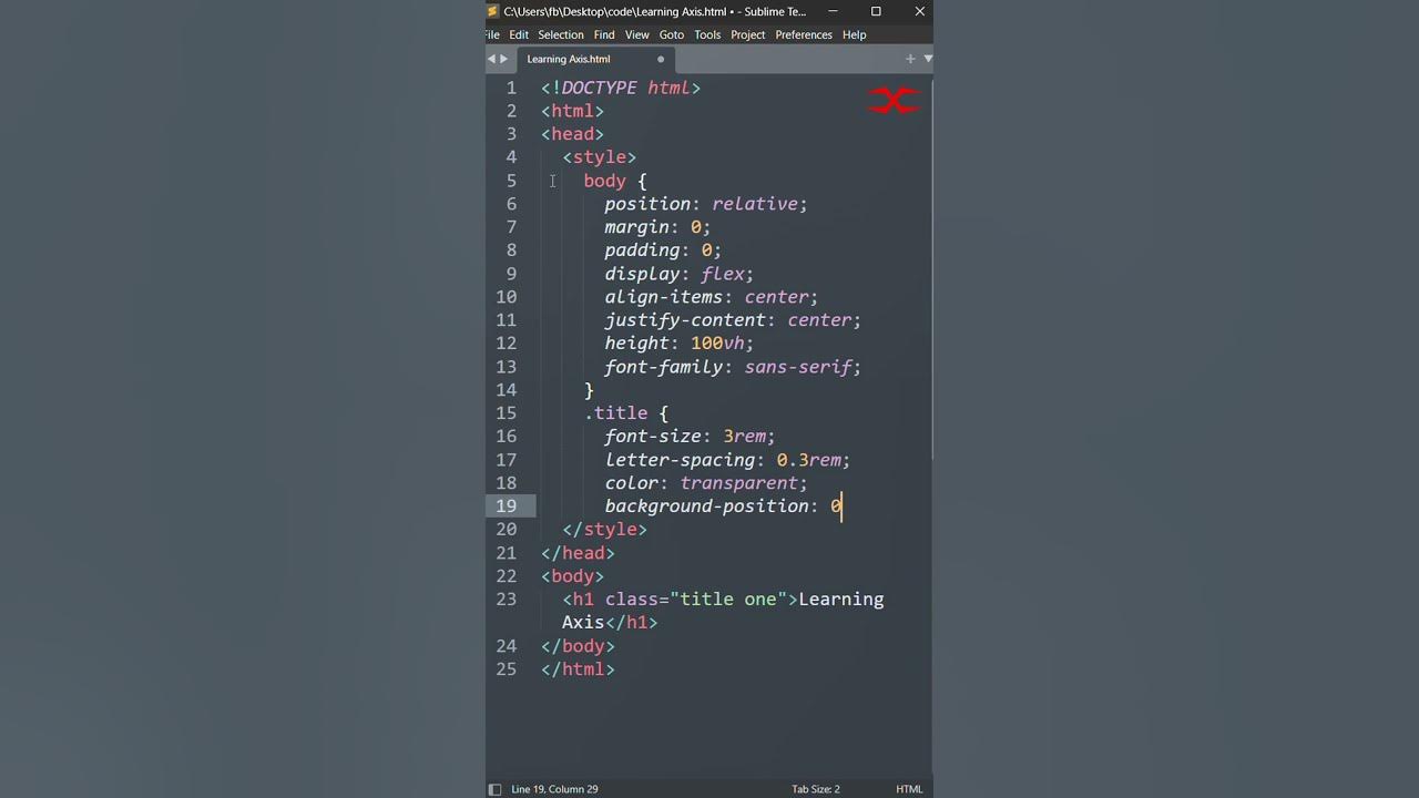 Text Background | HTML CSS - YouTube
