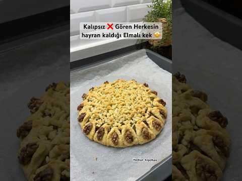Elmalı Cevizli Tart