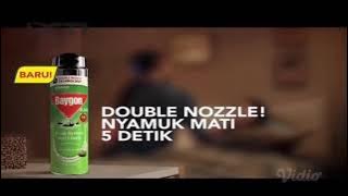 Download lagu IKLAN BAYGON DOUBLE NOZZLE 'Nyamuk Mati 5 detik' (2021) 1m