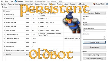 Módulo PERSISTENT | OldBot Tibia Bot