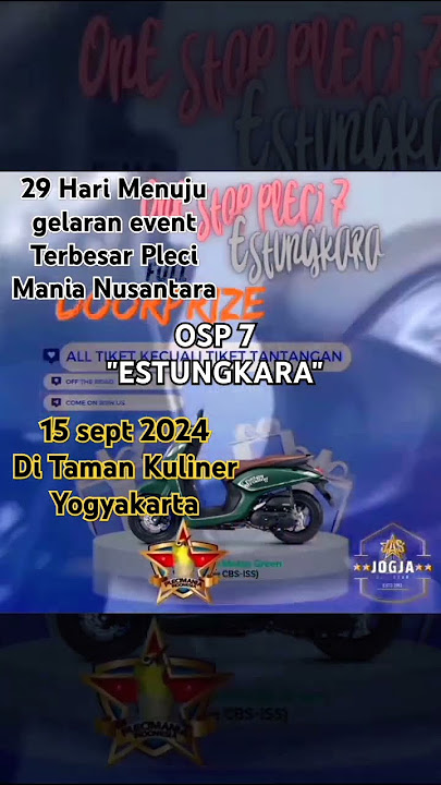 29 hari menuju OSP 7 Yogyakarta