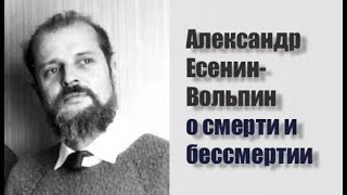 Александр Есенин-Вольпин О Смерти И Бессмертии.