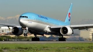 Korean Airlines Boeing 777-2B5(ER) [HL7575] Taxi and CLOSE UP Takeoff