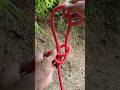 Easy-to-Learn Hook Knot! #knot #outdoorskills #ropetrick