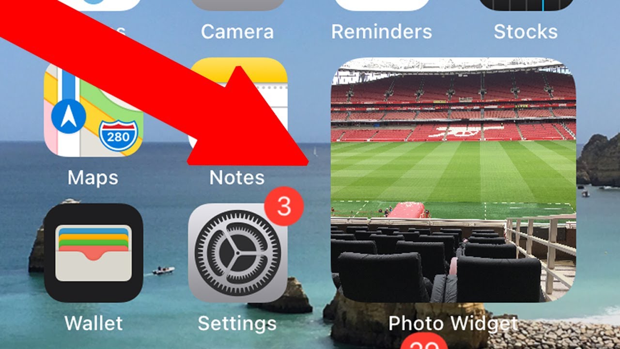 How to Add Custom Photo Widgets on iOS 14 - YouTube