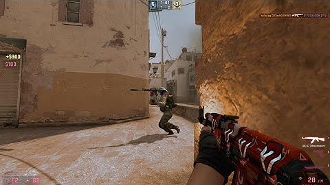 AK-47 3K on Dust 2