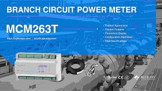 Blue Jay MCM263T Multi-Circuit Submeter -Cost-Effective Energy Power Meter Solution