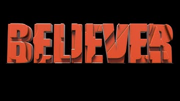 #MODO 10.2 : Reza Aslan #Believer Typographic Hard Surface Modeling Study - (sans audio)