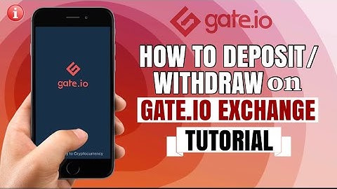 How to DEPOSIT or WITHDRAW on GATE.io Exchange | Bitcoin App Tutorial